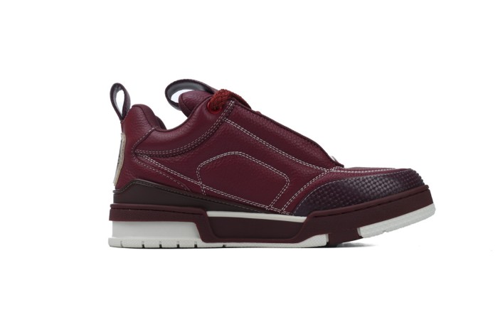 Lou1s Vuitt0n Skate Sneaker Bordeaux Red