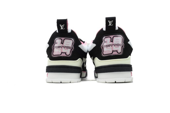 Lou1s Vuitt0n Skate Sneaker Black Pink