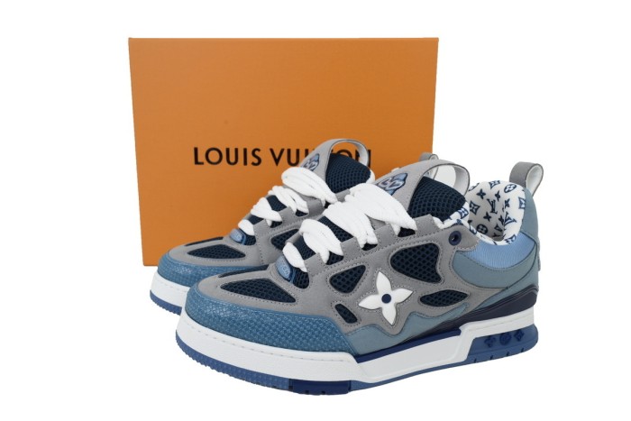 Lou1s Vuitt0n Skate Slate Blue