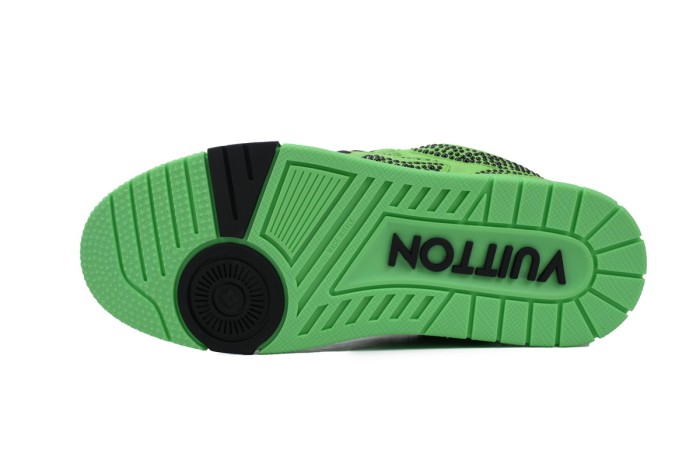 Lou1s Vuitt0n Skate Green with Diamonds
