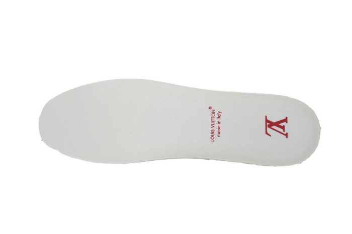 Lou1s Vuitt0n Skate Sneaker New Red Woolen Fabric