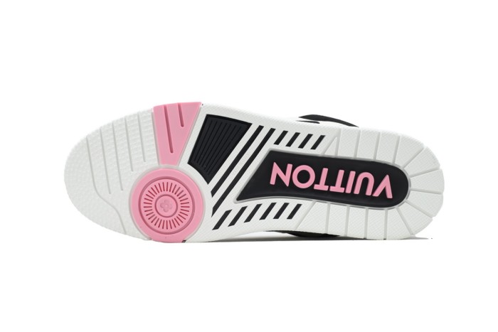 Lou1s Vuitt0n Skate Sneaker Black Pink
