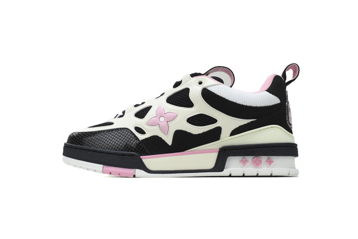Lou1s Vuitt0n Skate Sneaker Black Pink