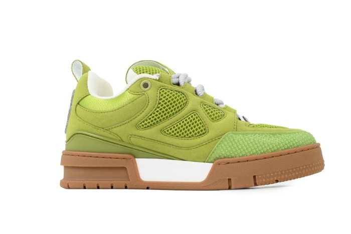 Lou1s Vuitt0n Skate Green White