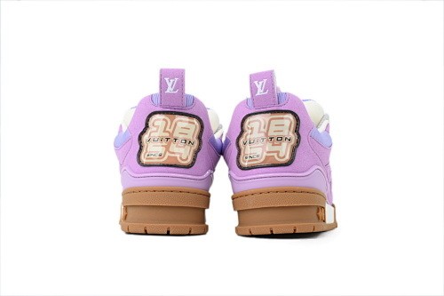 Lou1s Vuitt0n Skate Purple and White