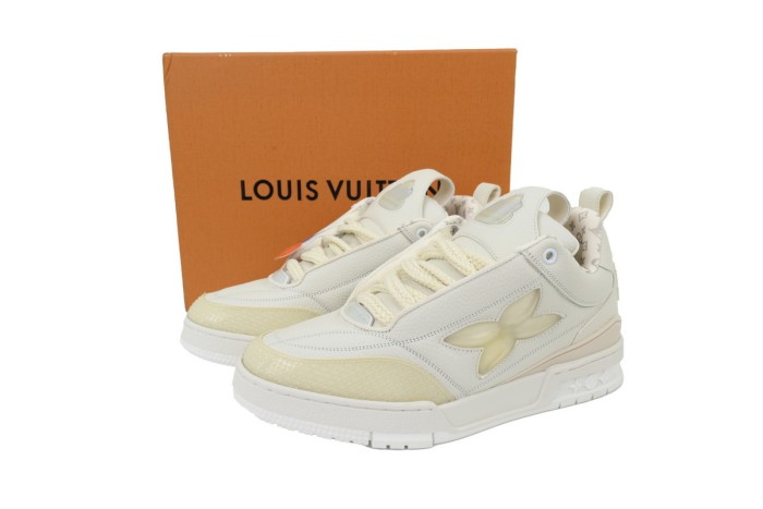 Lou1s Vuitt0n Skate Sneaker All White