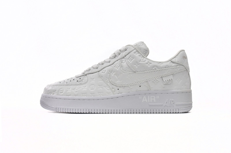 Lou1s Vuitt0n x Nike Air Force 1 Triple White