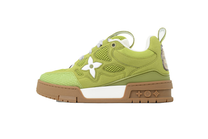 Lou1s Vuitt0n Skate Green White