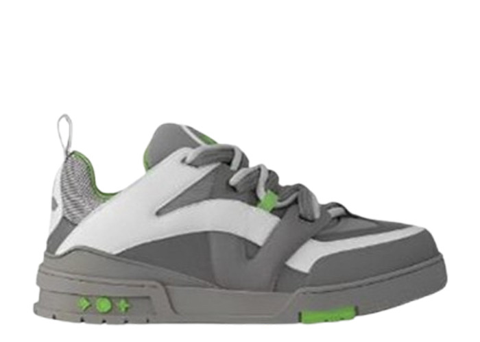 Lou1s Vuitt0n Skate Sneaker Grey Green