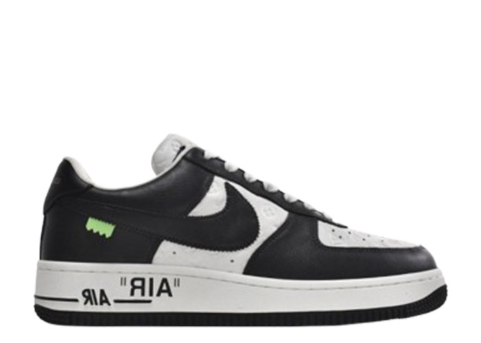 Lou1s Vuitt0n x Nike Air Force 1 Black White