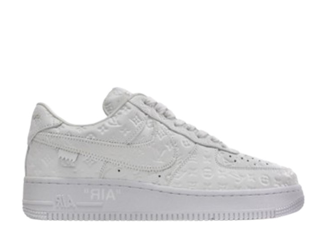Lou1s Vuitt0n x Nike Air Force 1 Triple White