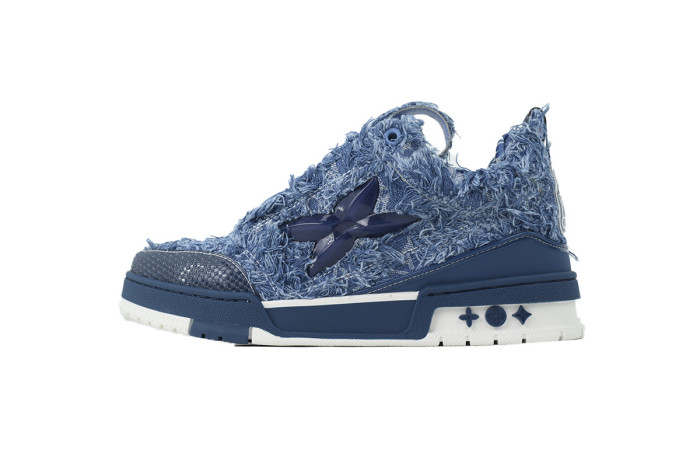 Lou1s Vuitt0n Skate Plum Blossom Diamond Blue