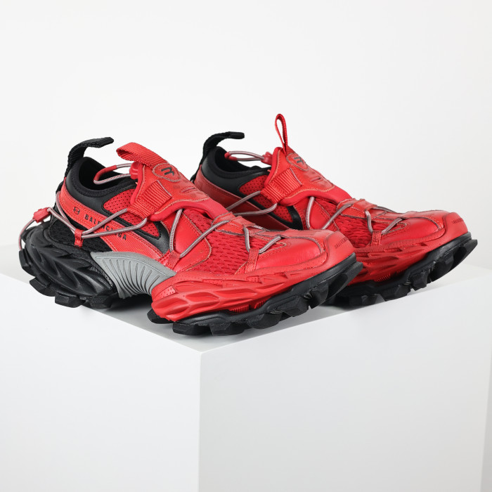 Balenciaga Hike Sneaker in Red/Black