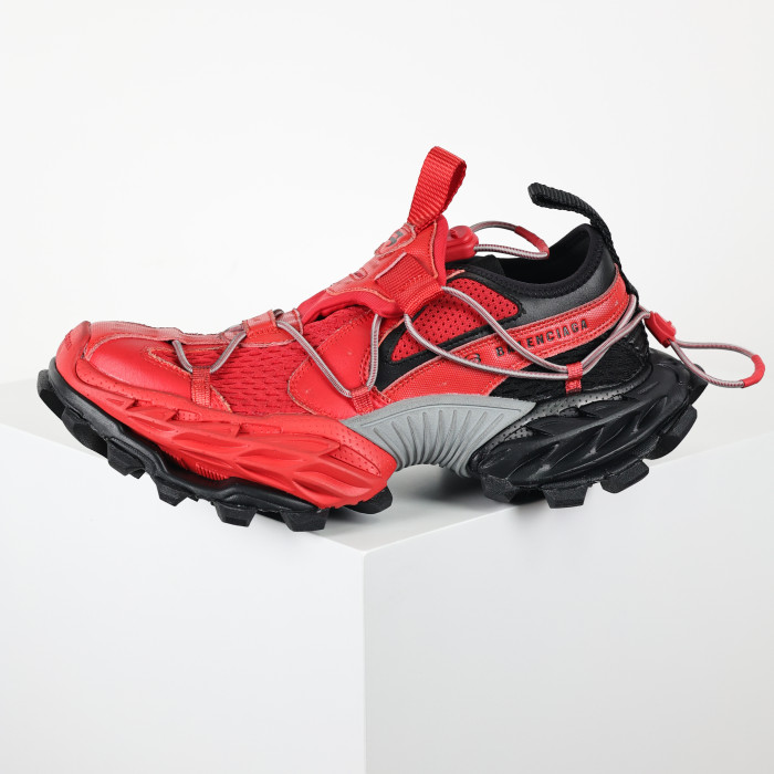 Balenciaga Hike Sneaker in Red/Black