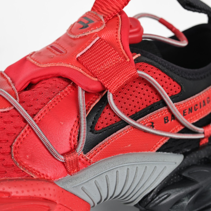 Balenciaga Hike Sneaker in Red/Black