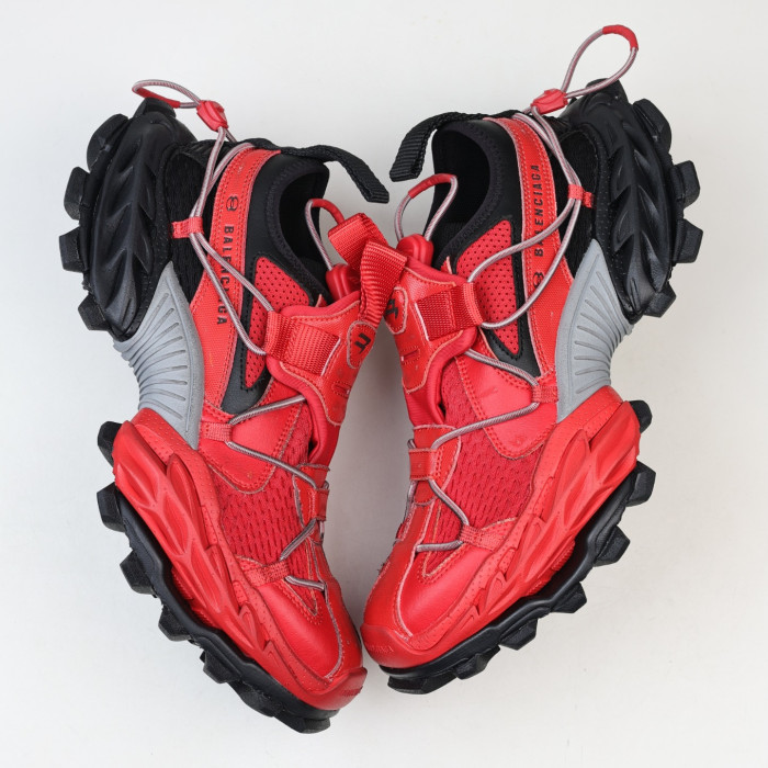 Balenciaga Hike Sneaker in Red/Black