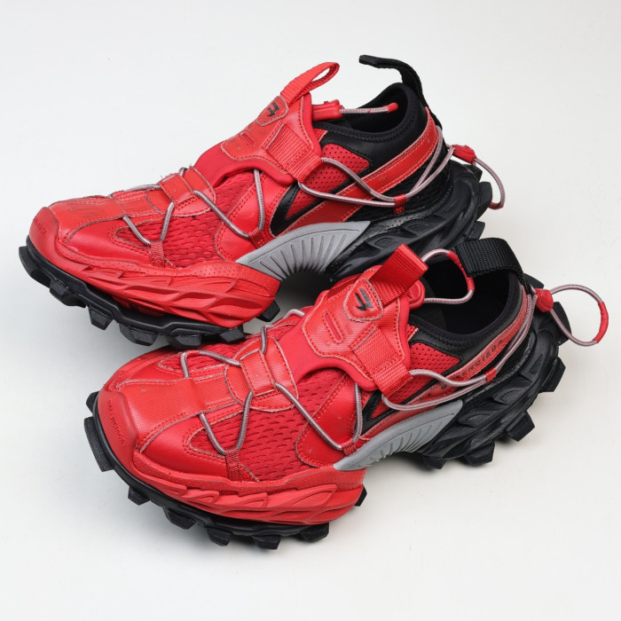 Balenciaga Hike Sneaker in Red/Black