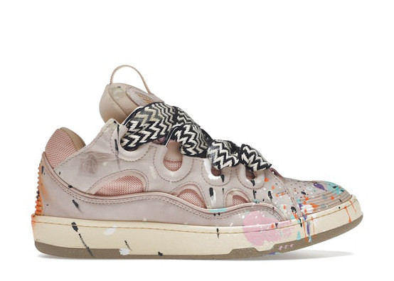 Lanvin Leather Curb Gallery Dept. Pale Pink Multi