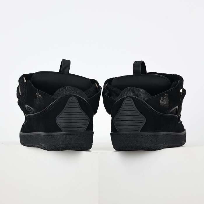 Lanvin Leather Curb Triple Black