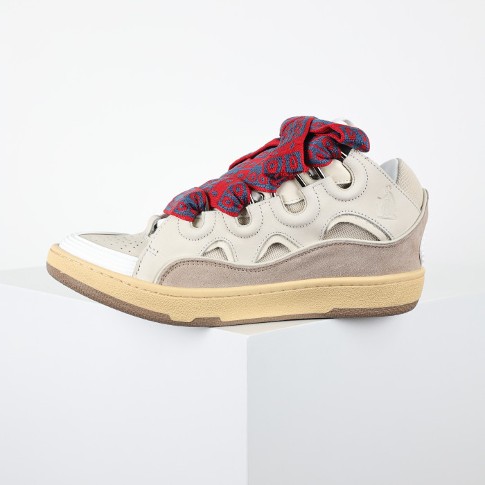 Lanvin Wmns Curb  White Ivory Black