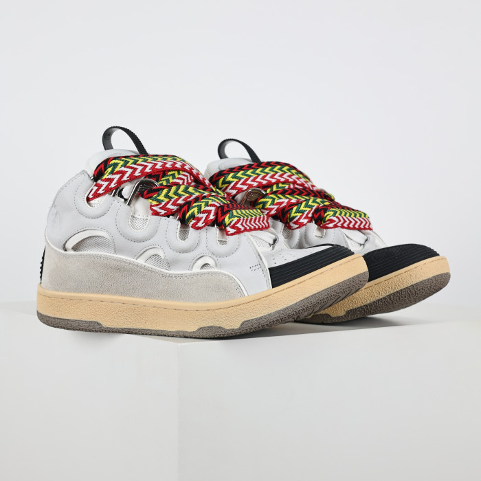 Lanvin Leather Curb White