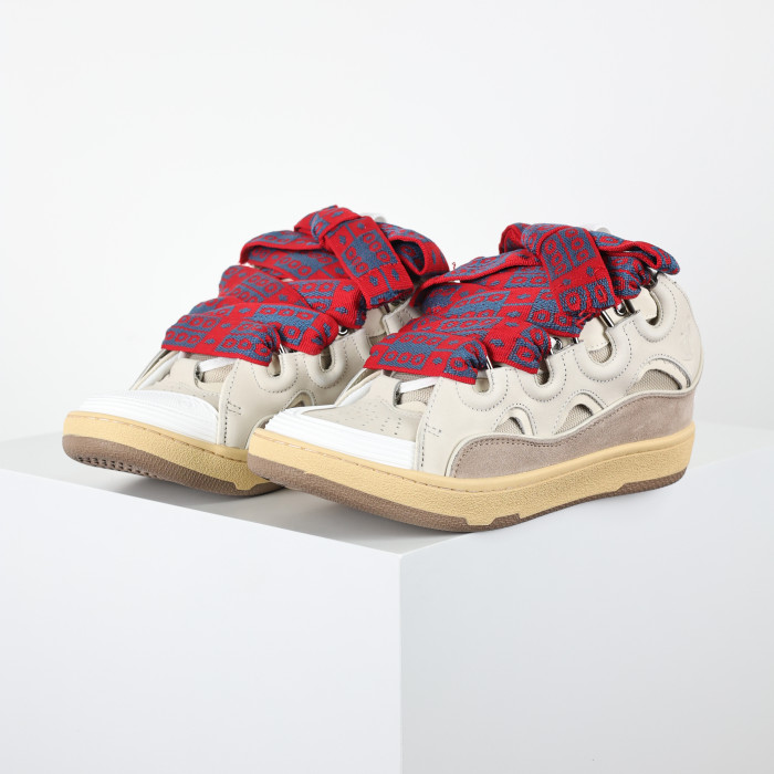 Lanvin Wmns Curb  White Ivory Black