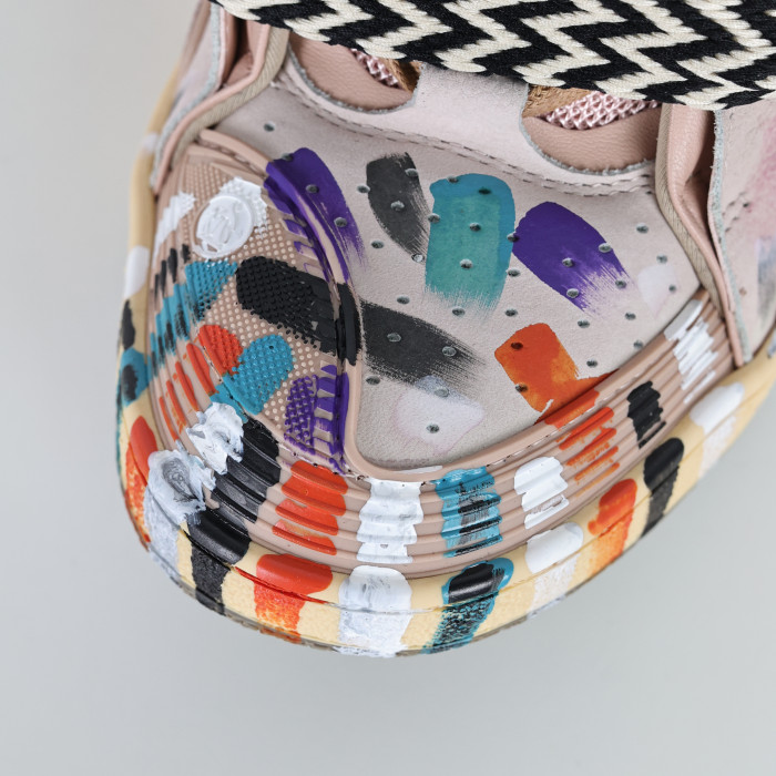 Lanvin Leather Curb Gallery Dept. Pale Pink Multi