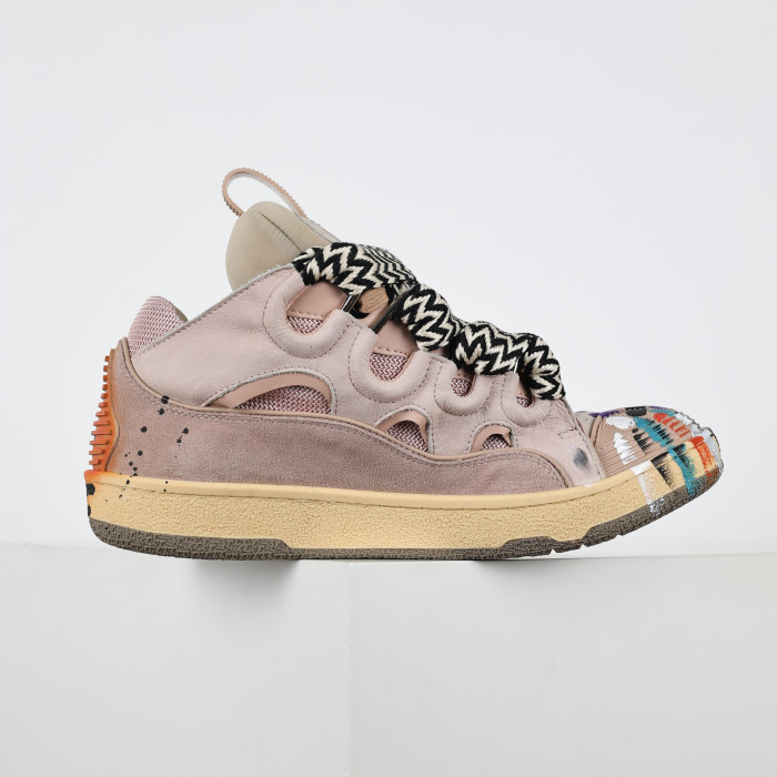 Lanvin Leather Curb Gallery Dept. Pale Pink Multi