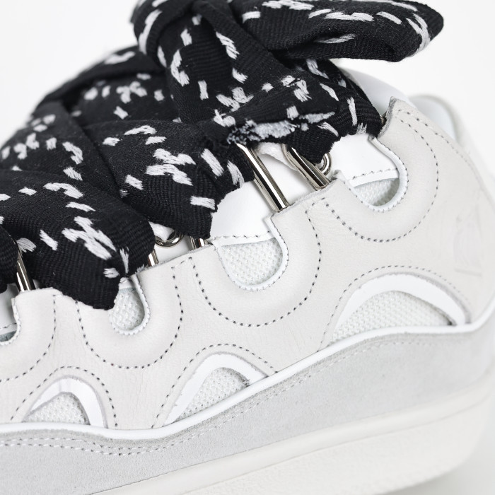 Lanvin Wmns Curb Sneakers 'White Black'