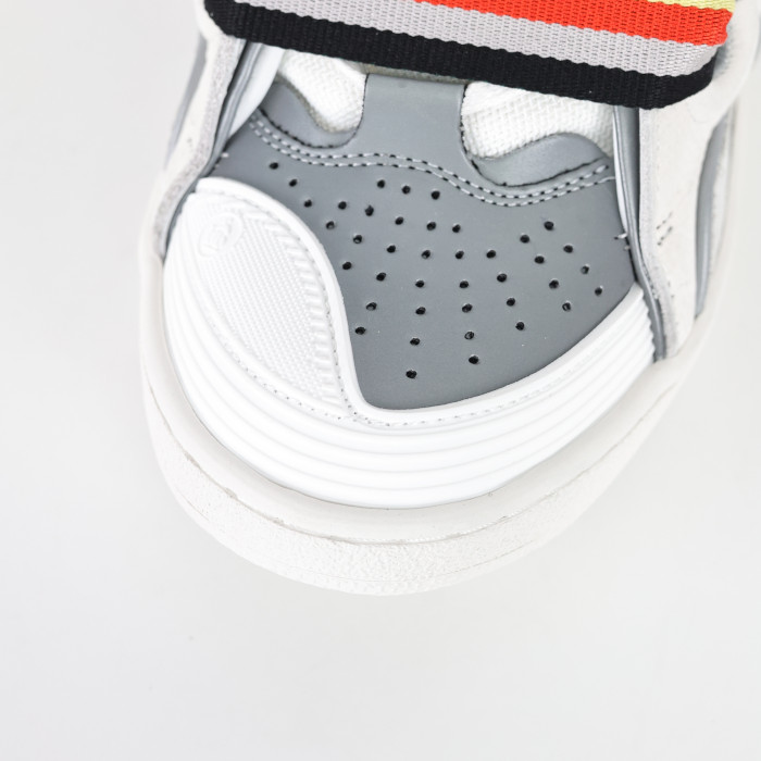 Lanvin Leather Curb White Multi
