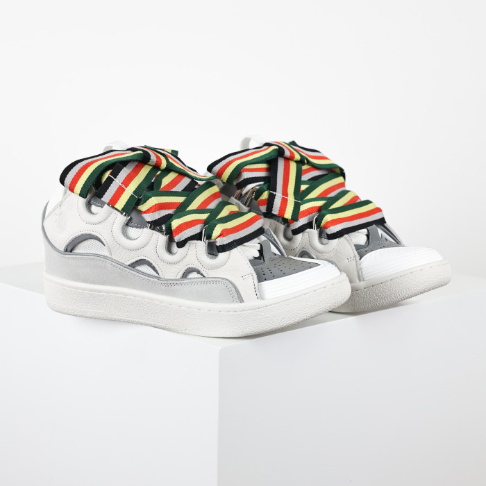 Lanvin Leather Curb White Multi