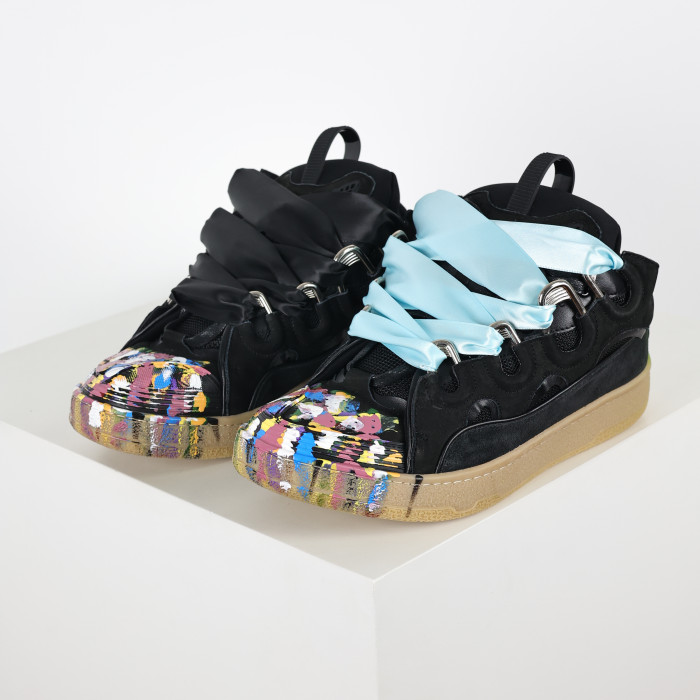 Lanvin Leather Curb Gallery Dept. Black Multi