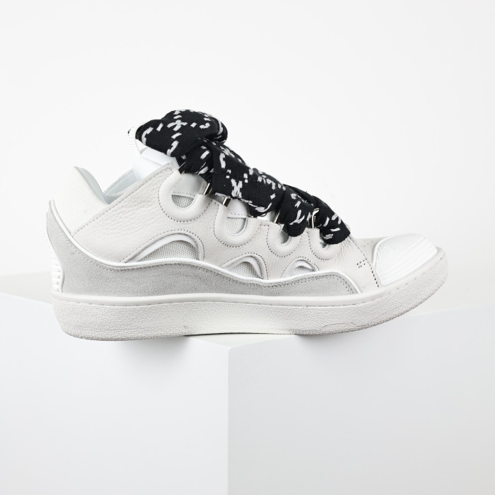 Lanvin Wmns Curb Sneakers 'White Black'