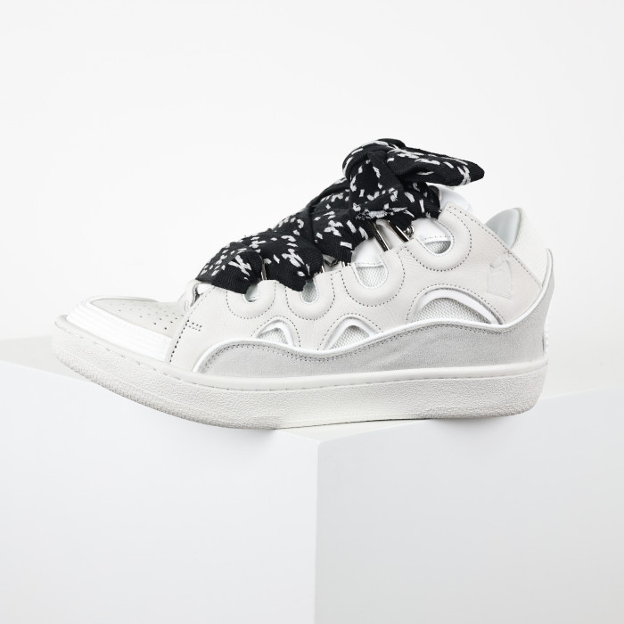 Lanvin Wmns Curb Sneakers 'White Black'