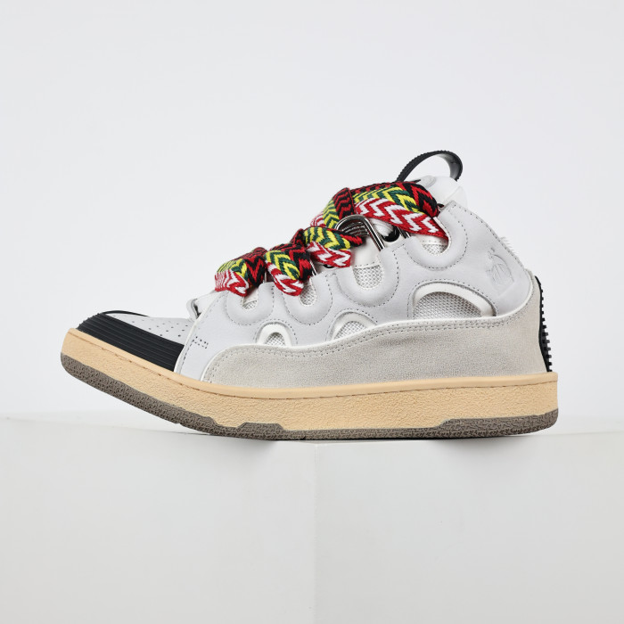 Lanvin Leather Curb White