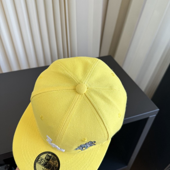 Los Angeles Dodgers New Era MLB 59Fifty 5950 Fitted Cap Hat Gold Crown