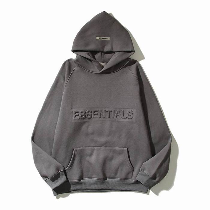 Fear of God Essentials Heather Embossed Classic Hoodie -09
