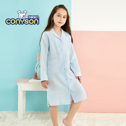 100% cotton kids girls' pajamas sleepwear girls robe kids blank pajamas kids pajamas wholesale
