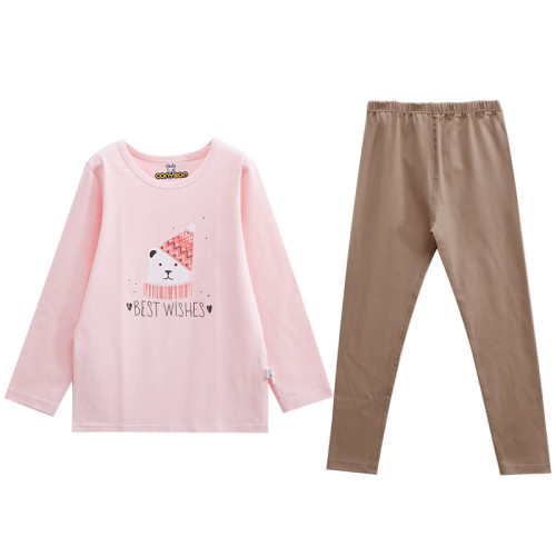 wholesale latest boutique cotton pink kids fashion pajamas christmas pajamas for kids