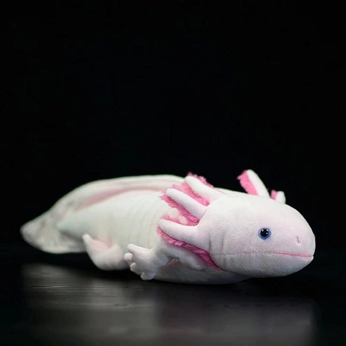 Axolotl Plush,Stuffed Animal,Lifelike Cute Ambystoma Plush Toy,Gifts for Kids,18 Inches Long