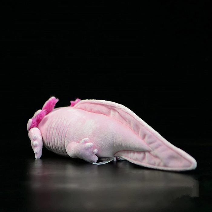 Axolotl Plush - Pink Axolotl Stuffed Animal, Realistic 20  Cute Ambystoma Creepy Reptilian Plush Toys, Unique Plush Gift Collection for Kids