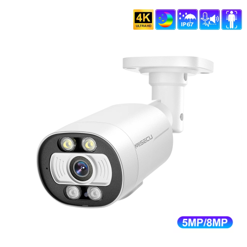 4K 8MP 5MP Security AI Camera POE Camera