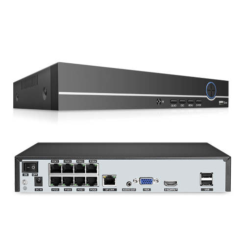 8CH POE NVR Support Onvif Rtsp Ftp DDNS