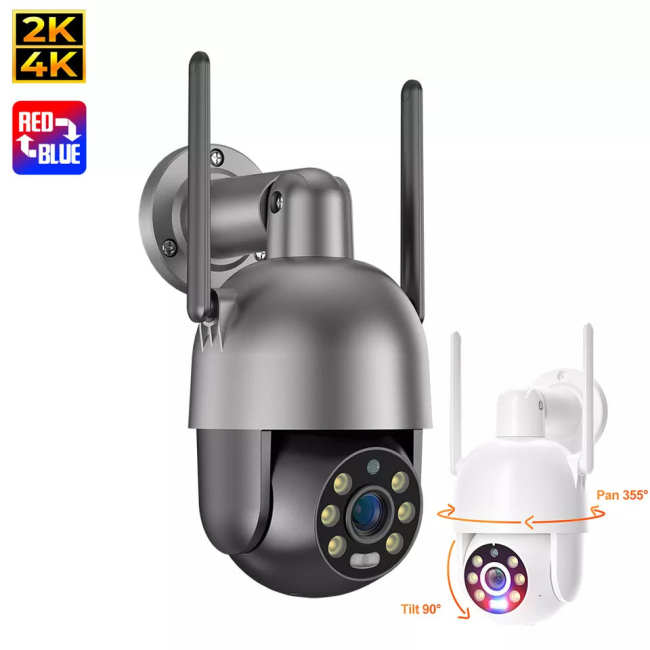 XM-PT825G-40W 4MP WiFi PTZ AI Human Tracking Dome Camera