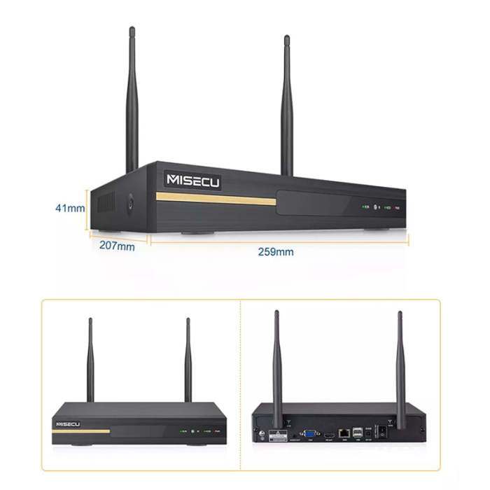 8708W 8CH 5MP/3MP/1080P/720P WiFi NVR