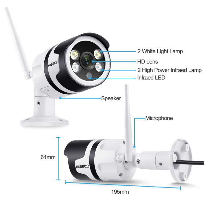XM-63-AI-50W 5MP WIFI Bullet Camera