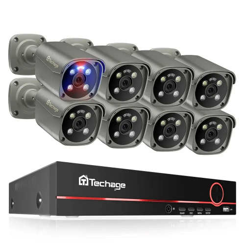 4K 8MP POE Camera System Support Vehicle Human detection