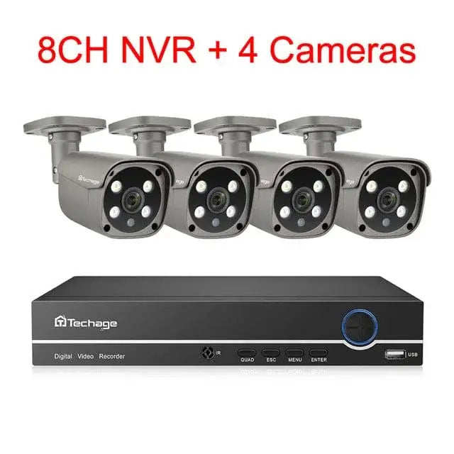 Best 8CH 5MP POE Camera System with Two Way Audio 605GP-AI