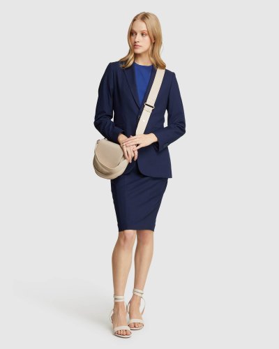 MONROE STRETCH ECO SUIT SKIRT