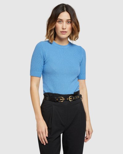 LUPA TEXTURED SHORT SLEEVE KNIT